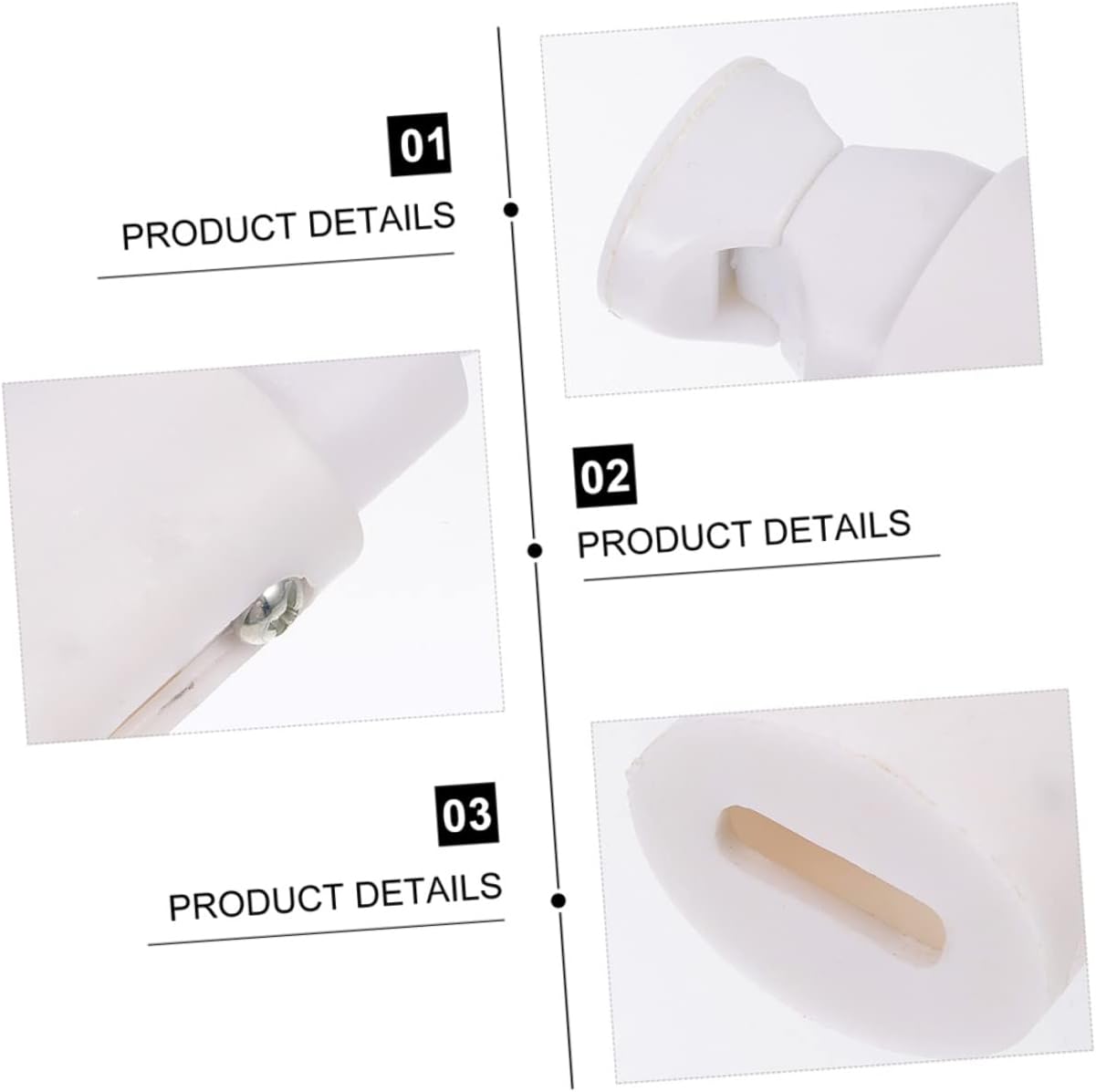 DECHOUS Towel Hooks for Bathroom Wall Radiator Set of 3