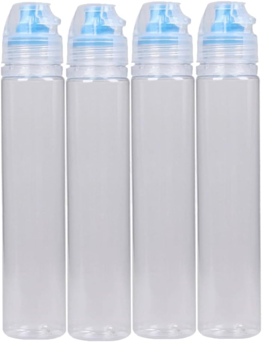 SHOWERORO 4 Pack Portable PVC Condiment Bottles 1