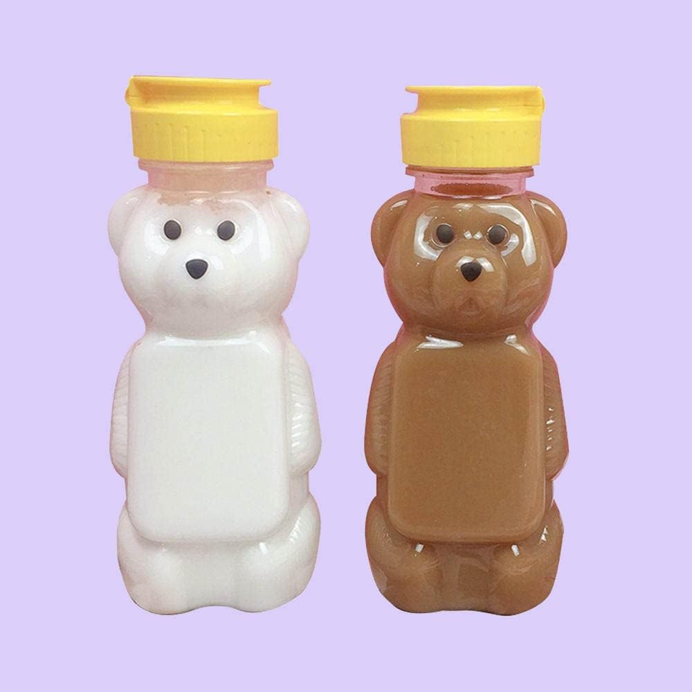 Leadigol 12PCS Bear Shape Honey Squeeze Bottles