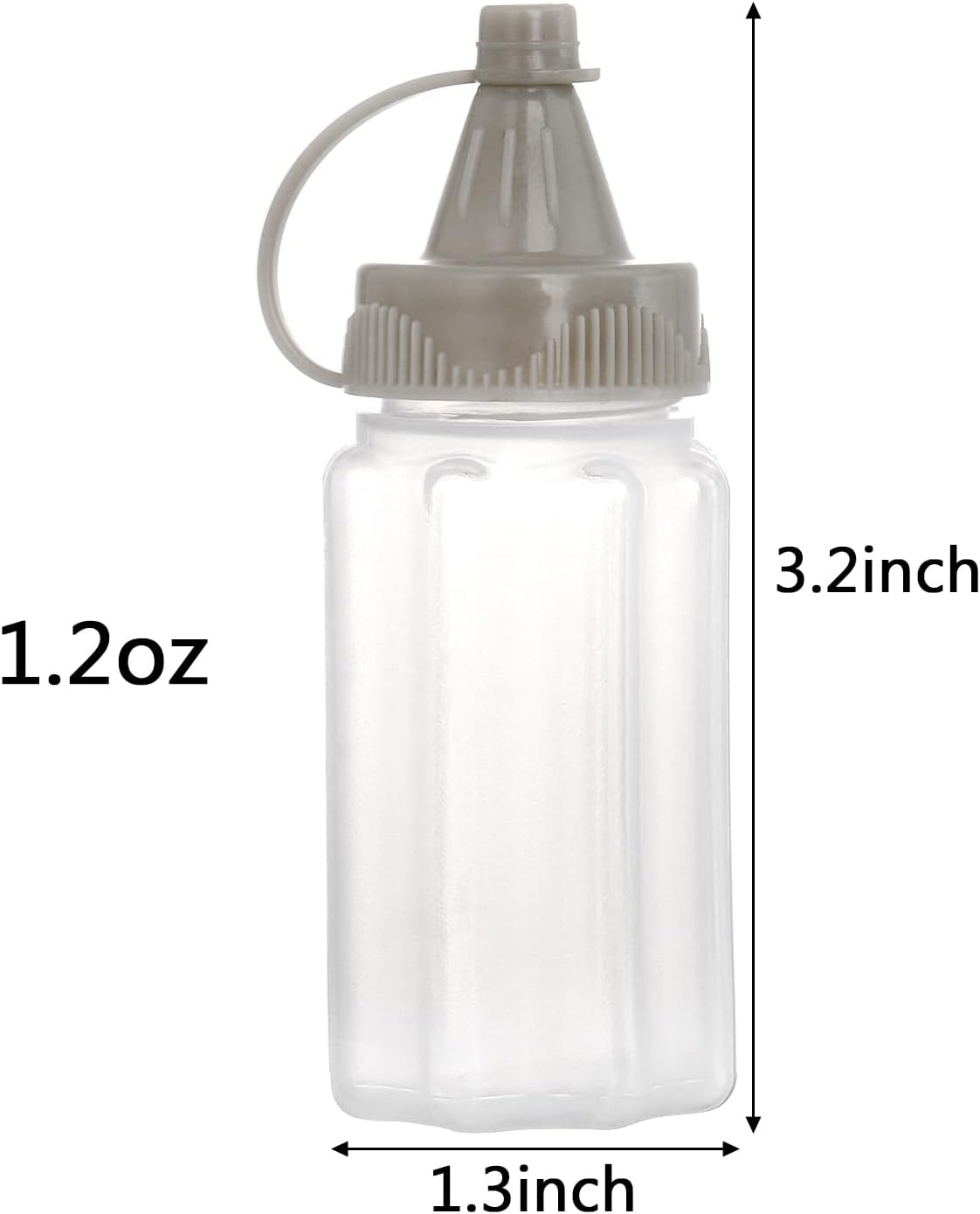 Hiceeden 16-Piece Mini Condiment Squeeze Bottles Set