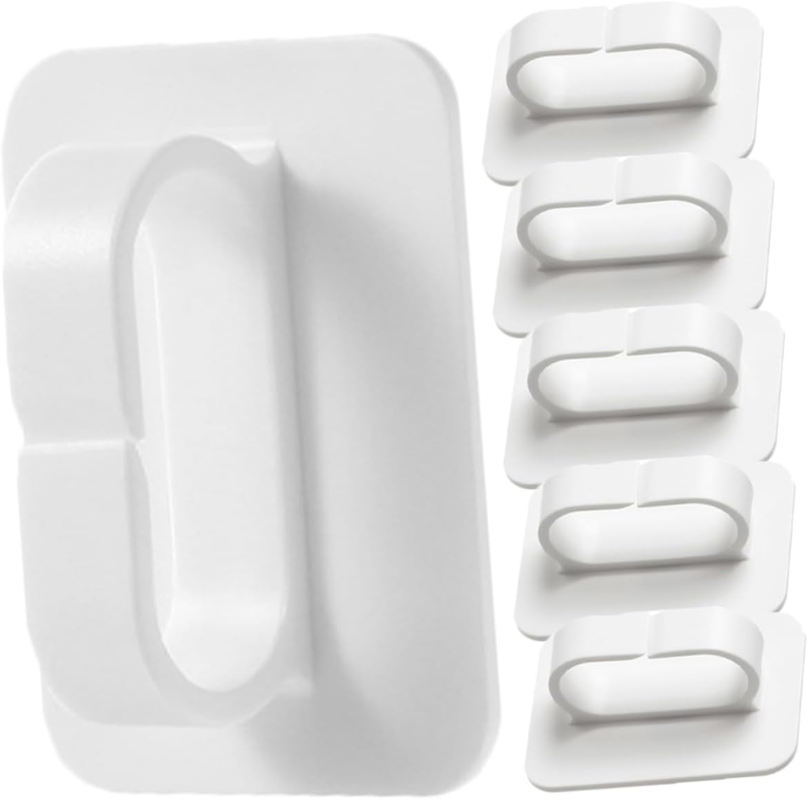 Cabilock 6Pcs Wall Adhesive Hooks Key Holder for Bathroom Kitchen 1