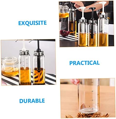SHOWERORO 500ml Honey Dispenser Jar for Outdoor BBQ