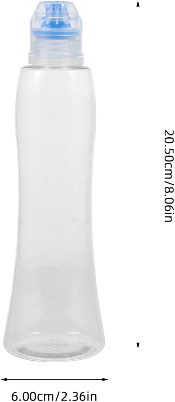 12 Pcs Refillable Condiment Squeeze Bottles with PET Leakproof Cap