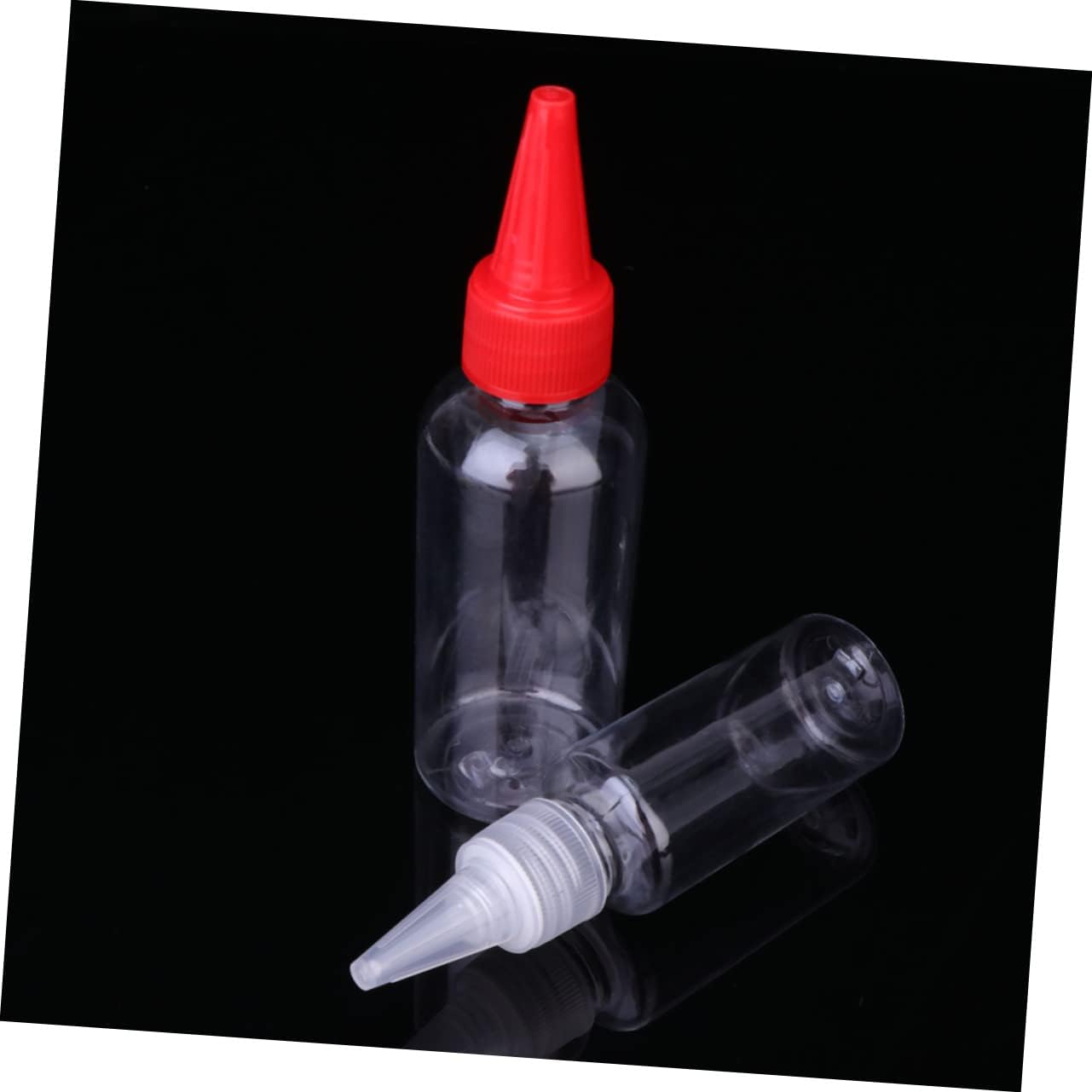 20pcs Plastic Squeeze Bottles with Cap and Lid