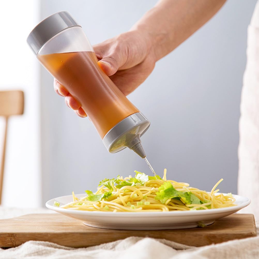 PRETYZOOM 350ml Reusable Condiment Squeeze Bottles