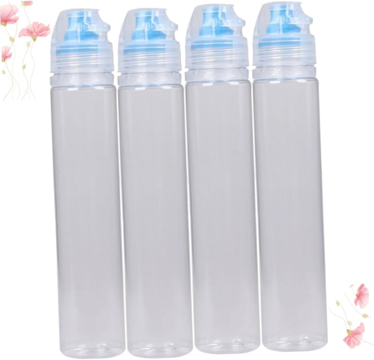 Zerodeko 4-Pack Honey Storage Leakproof PVC Containers for Ketchup Spices