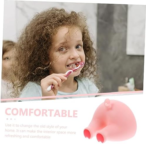 PRETYZOOM Cartoon Animal Tail Wall Hook Key and Toothbrush Holder 1