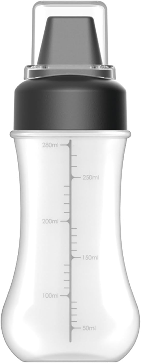 Meoliny 5-Hole Sauce Squeeze Bottle with Clear Cap