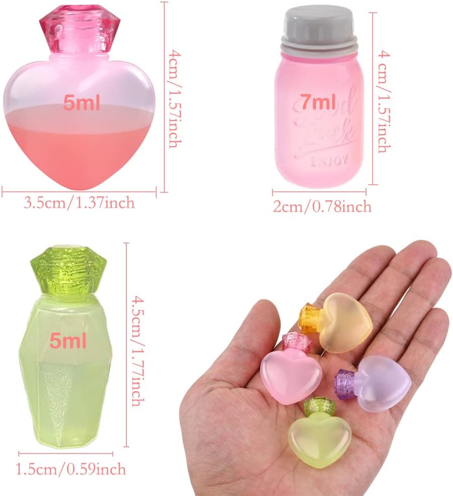 8 Pieces Heart Shaped Condiment Containers with Lids