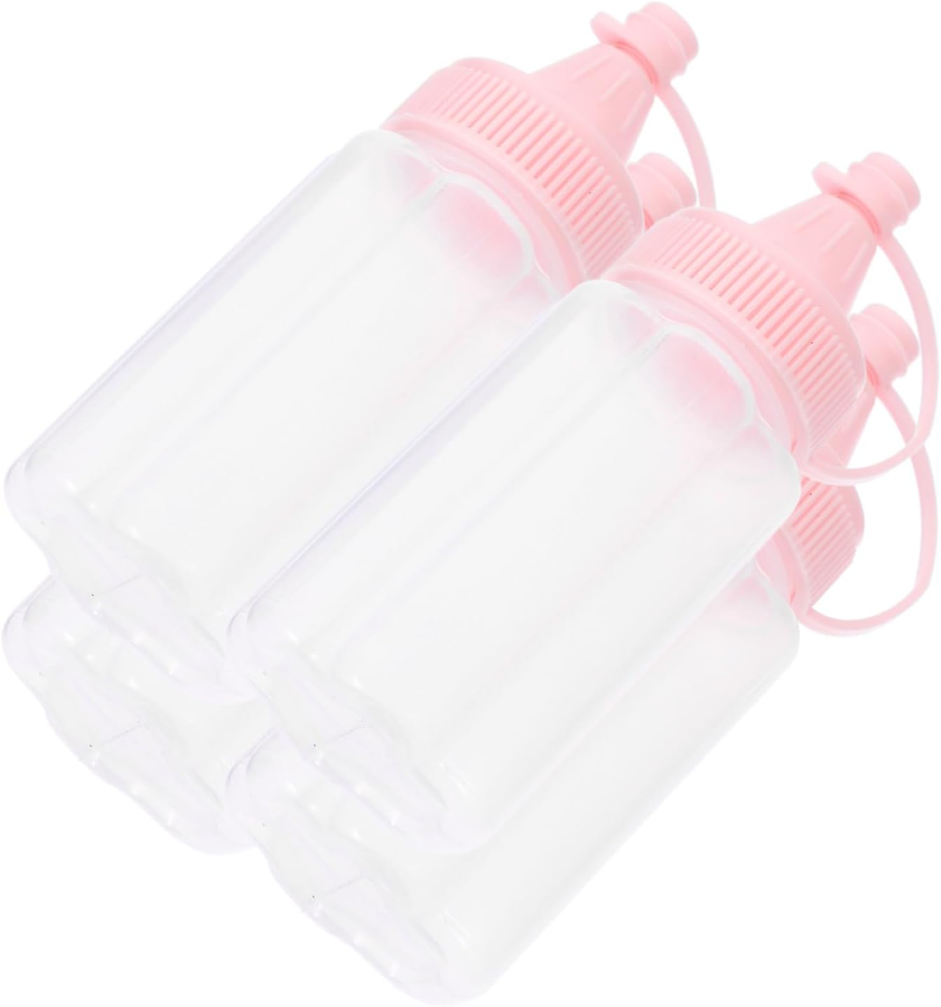 FELTECHELECTR Reusable Condiment Bottle Set for Honey and Salad Dressing