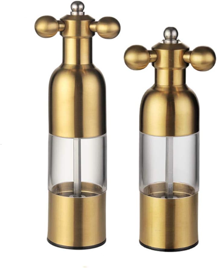 FUEAST Salt Pepper Grinder Set 2PC with Handle