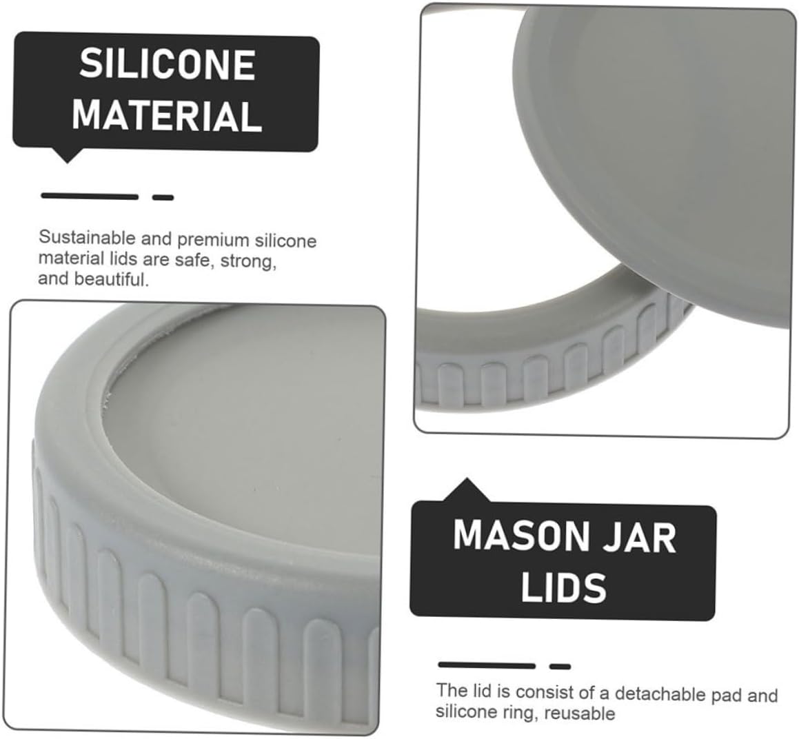 MOLUCKFU Wide Mouth Mason Jar Lid Canning Lids