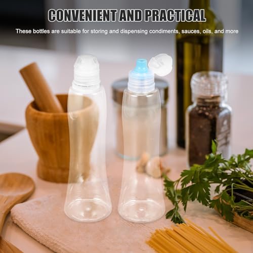 CIYODO Honey Sauce Bottles 380g Travel Size Blue Refillable