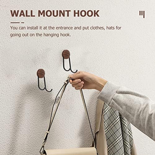 Healifty Self-Adhesive Wall Hook Stainless Steel 1