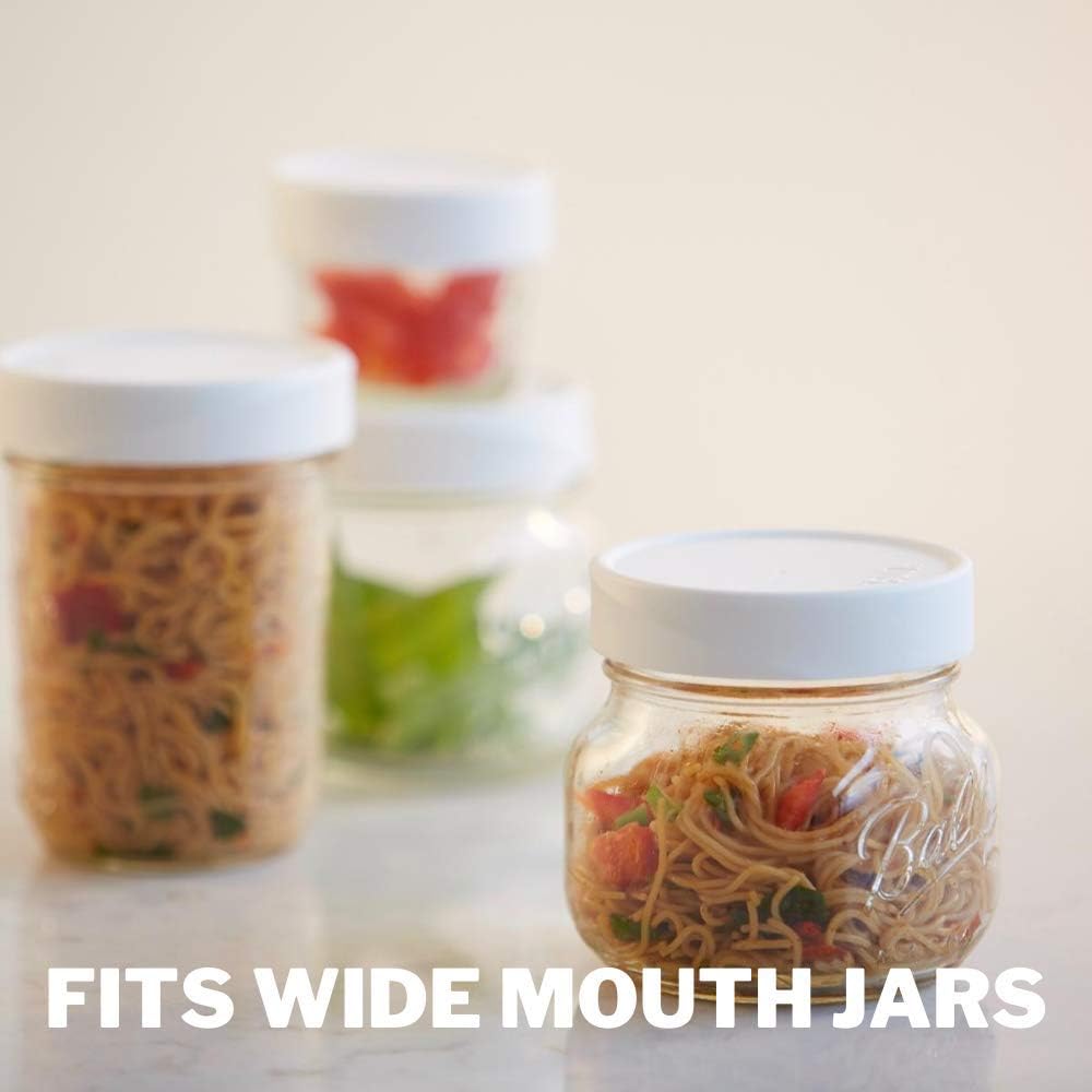 iLIDS SL-W-GRY2 Mason Jar Lid Pack of 2 Gray