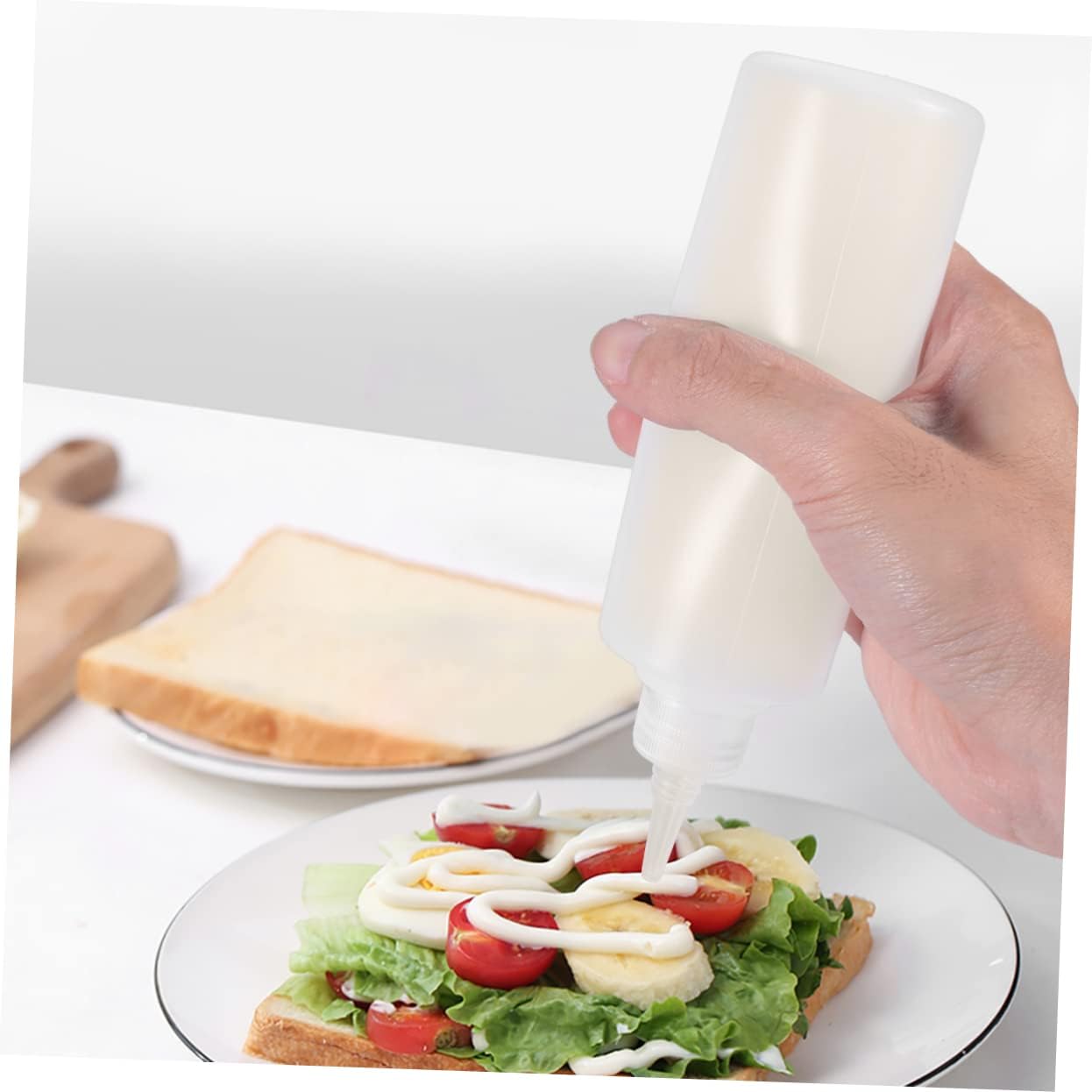VINTORKY 6pcs 250ml Squeeze Condiment Bottles 1