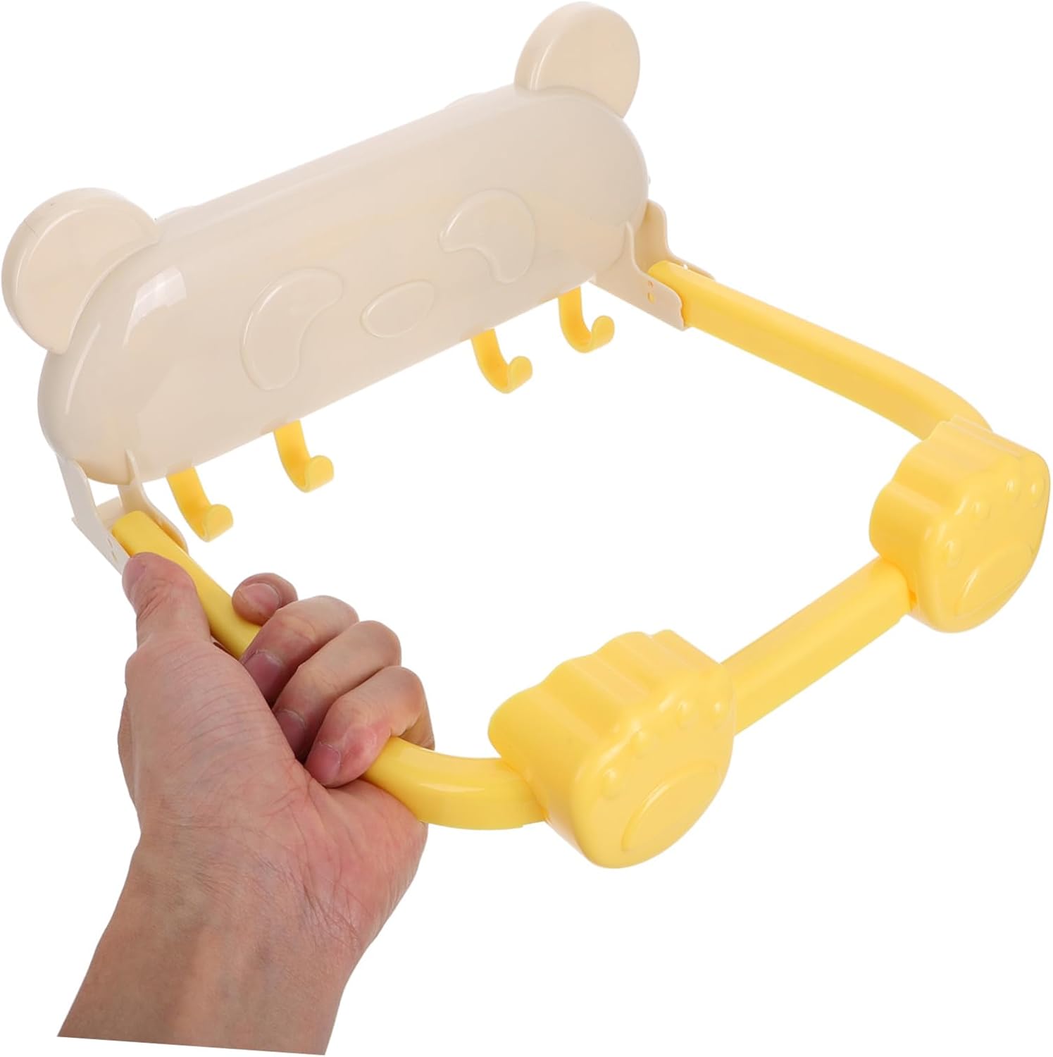Foldable ABS Bathroom Towel Hook Organizer