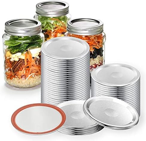 BenRain 100 Count Regular Mouth Canning Lids