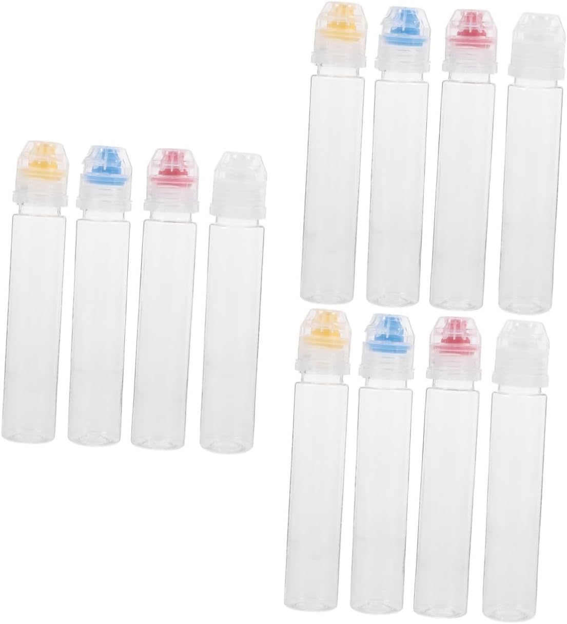 12 Pcs Mini Squeeze Bottle Condiment Containers