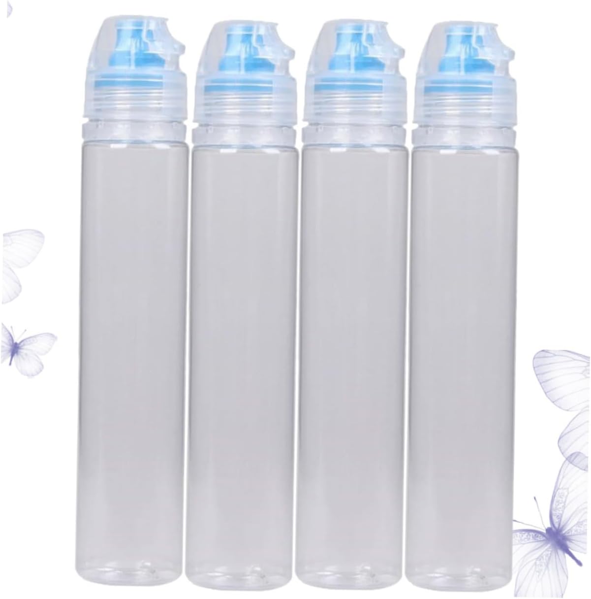 VOSAREA 4Pcs PVC Condiment Storage Bottles Set