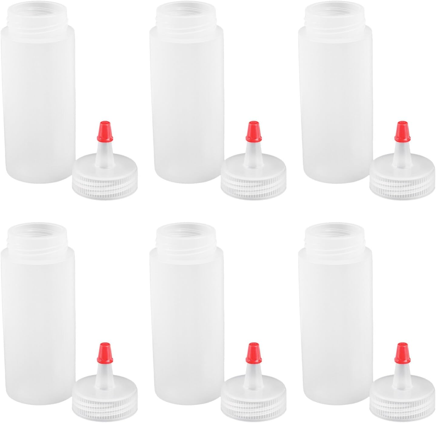 COHEALI 6Pcs Empty Squeeze Bottles with Tip Caps 1