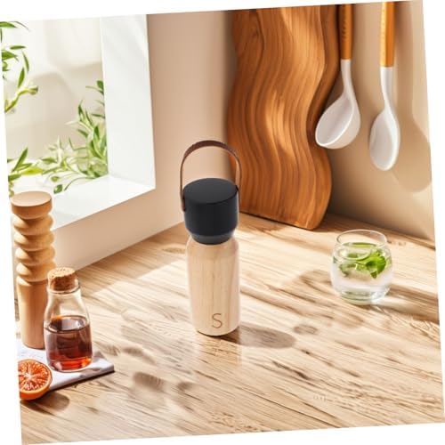 HAKIDZEL Manual Wooden Pepper Grinder Set