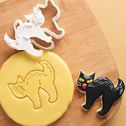 Flycalf Halloween Cookie Cutter Set 16PCS Food Grade PLA