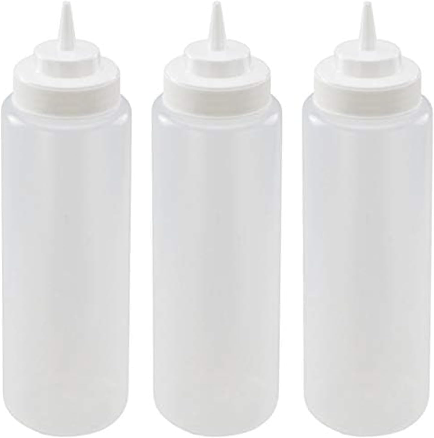 Great Credentials Squeeze Bottles Clear Set of 3 1