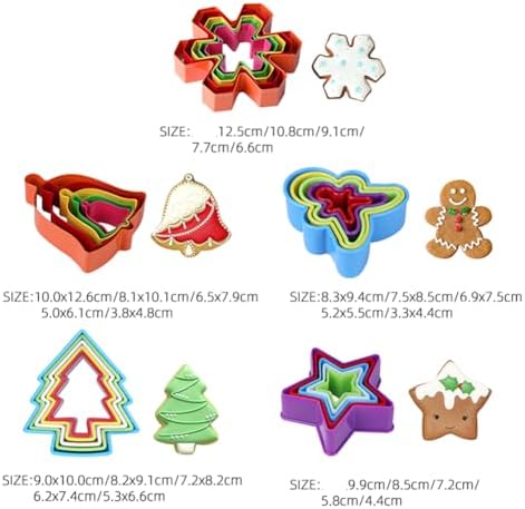KALAIEN 25Pcs Christmas Cookie Cutter Set