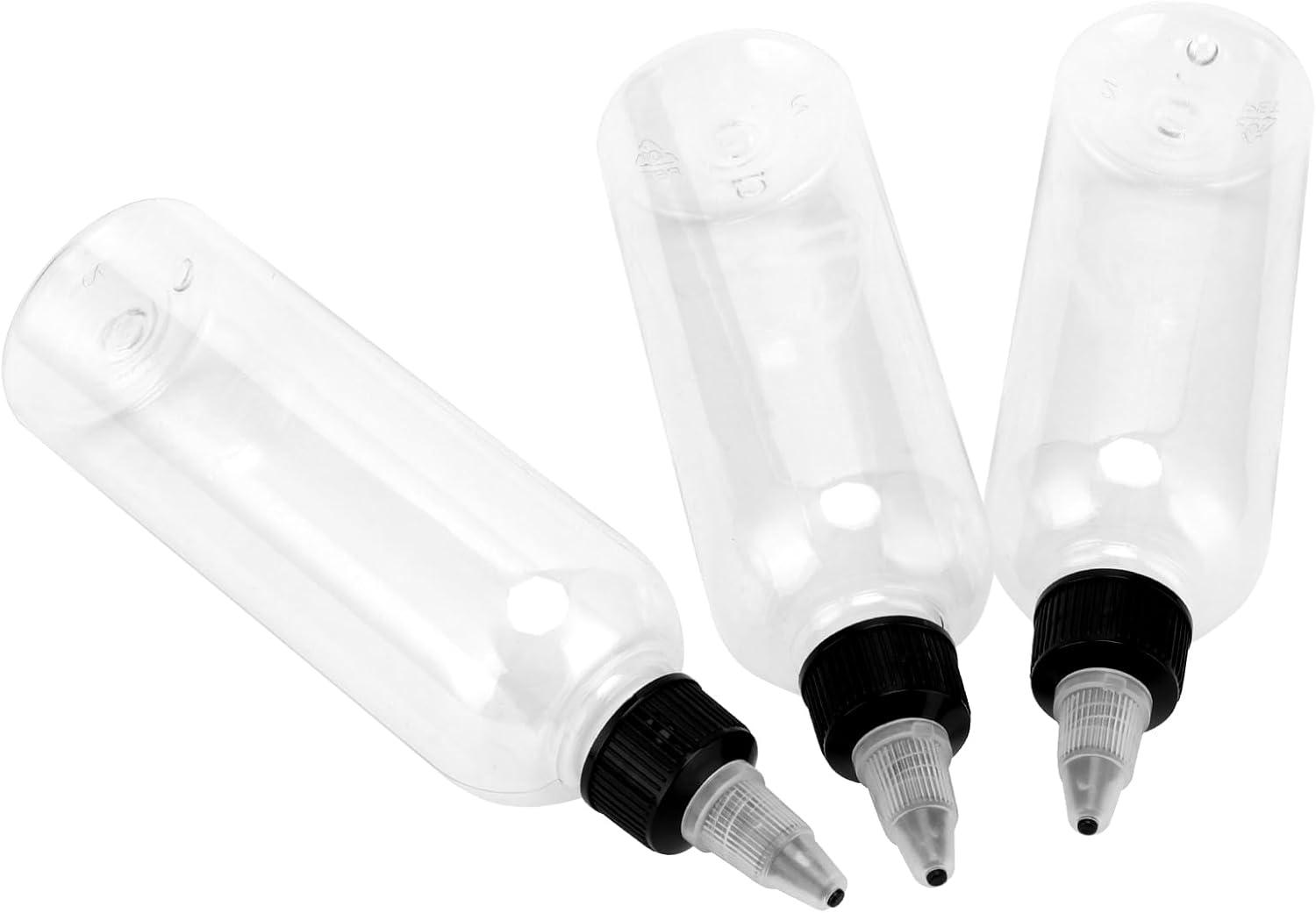 YUENPUN 30 Pack 8oz Condiment Squeeze Bottles with Twist Top Cap