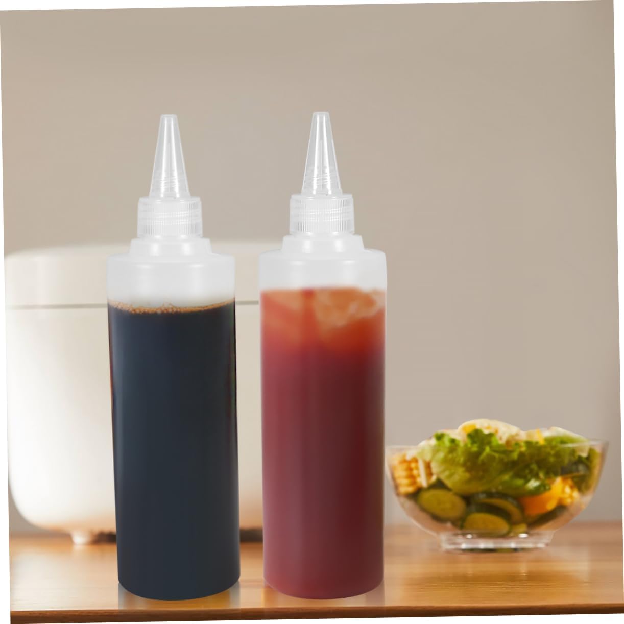 VINTORKY 6pcs 250ml Squeeze Condiment Bottles 1