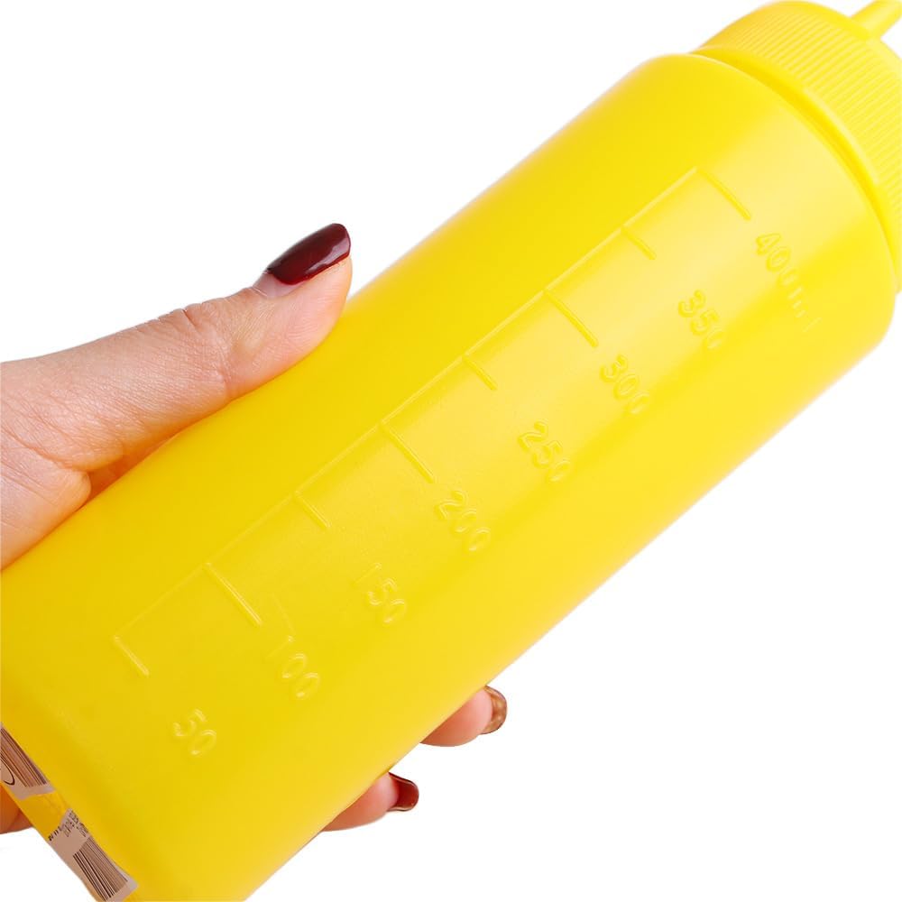 Vctitil 3 Pcs Condiment Squeeze Bottles with Leak Proof Design