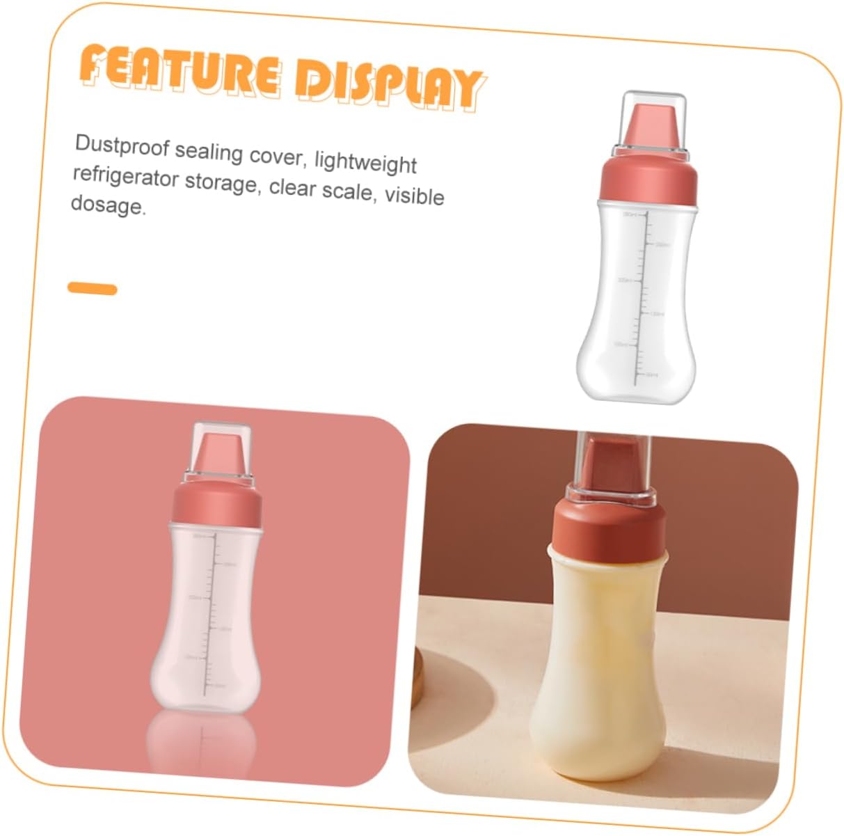 OKUMEYR Multi-Hole Squeeze Condiment Bottle