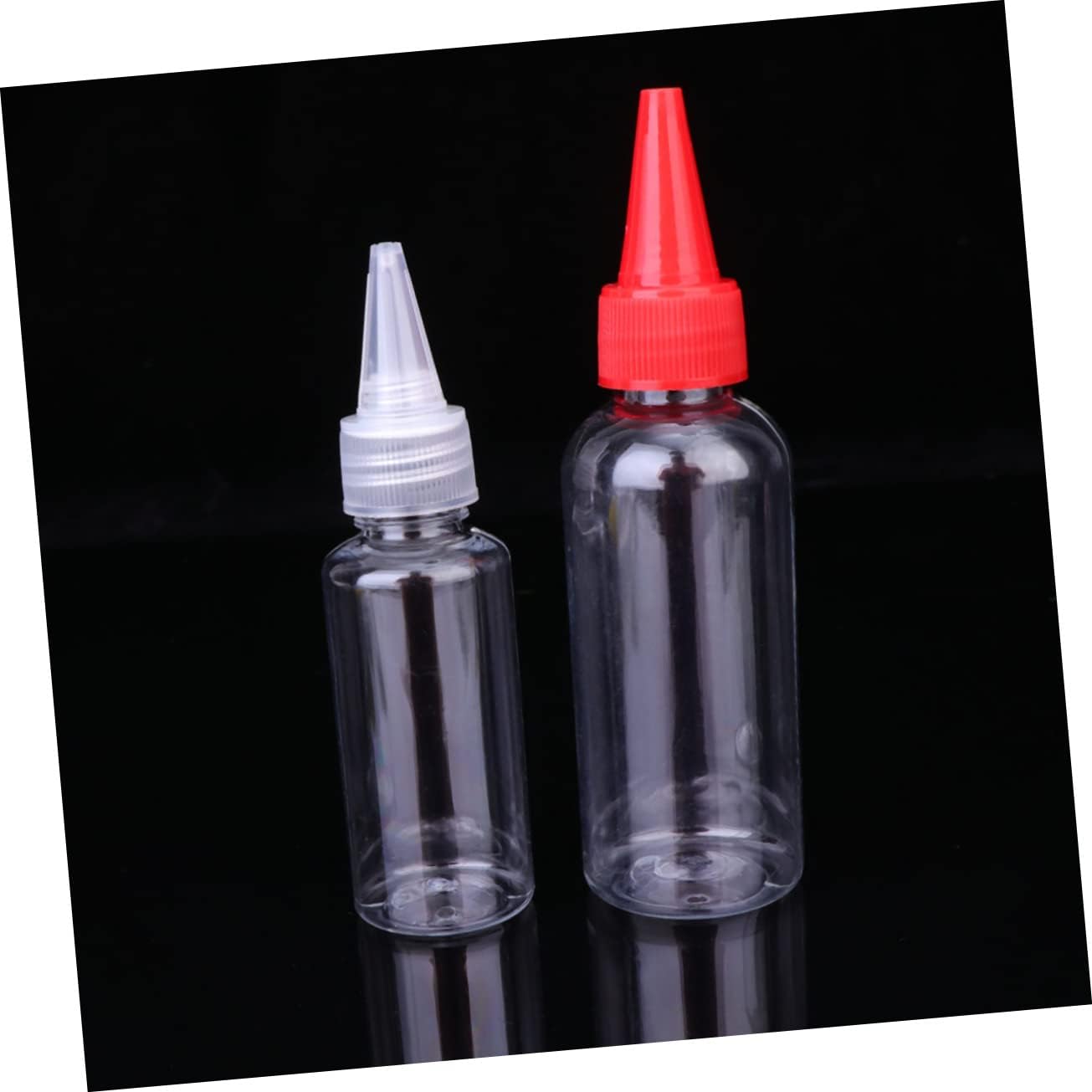 Cabilock 20 Pack Squeeze Bottles 30ml 60ml for Condiments and More