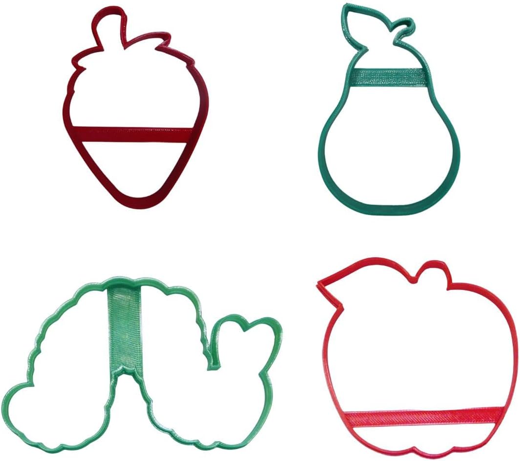 Hungry Caterpillar Cookie Cutters Set of 4 Made in USA