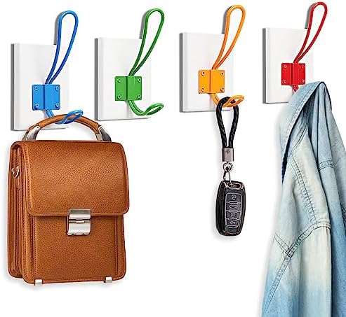 KYSMOTIC Kids Wall Coat Hooks Set of 4