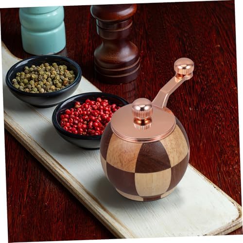 Unomor Hand Crank Wooden Salt and Pepper Grinder Set