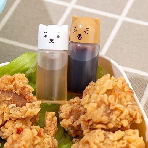 Kumprohu Refillable Ketchup Bottles with Airtight Cap