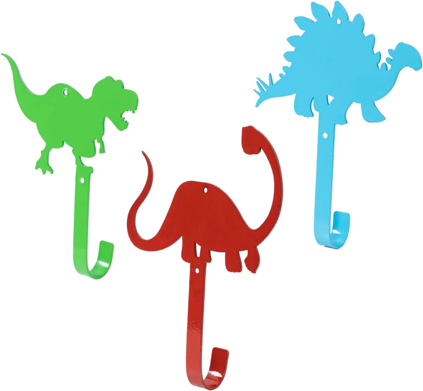 MyGift Fun Dino Coat Hooks 3 Piece Set
