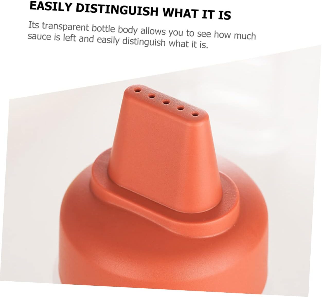 BIUDECO Ketchup Squeeze Bottles 2Pcs Portable Condiment Storage with Scale