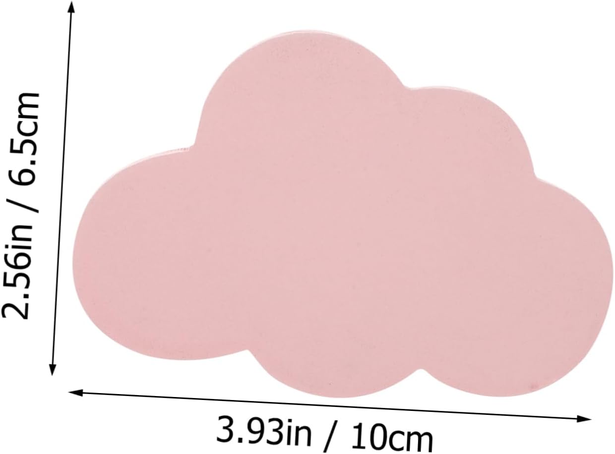 Healifty 2pcs Cartoon Cloud Hooks for Room Decor 1