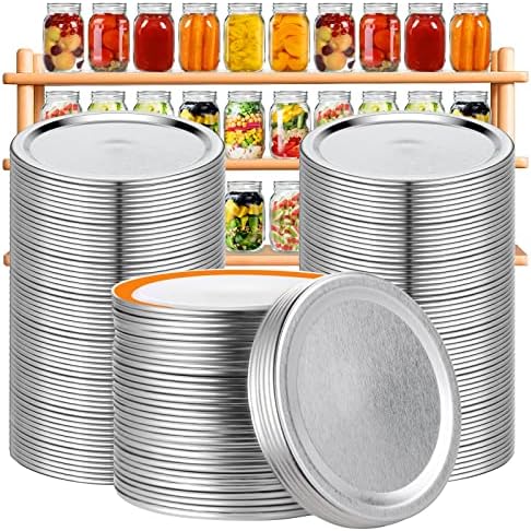 150PCS Regular Mouth Canning Lids No Rust