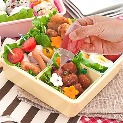 Hiceeden 16-Piece Mini Condiment Squeeze Bottles Set
