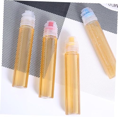 VOSAREA 4Pcs PVC Condiment Storage Bottles Set