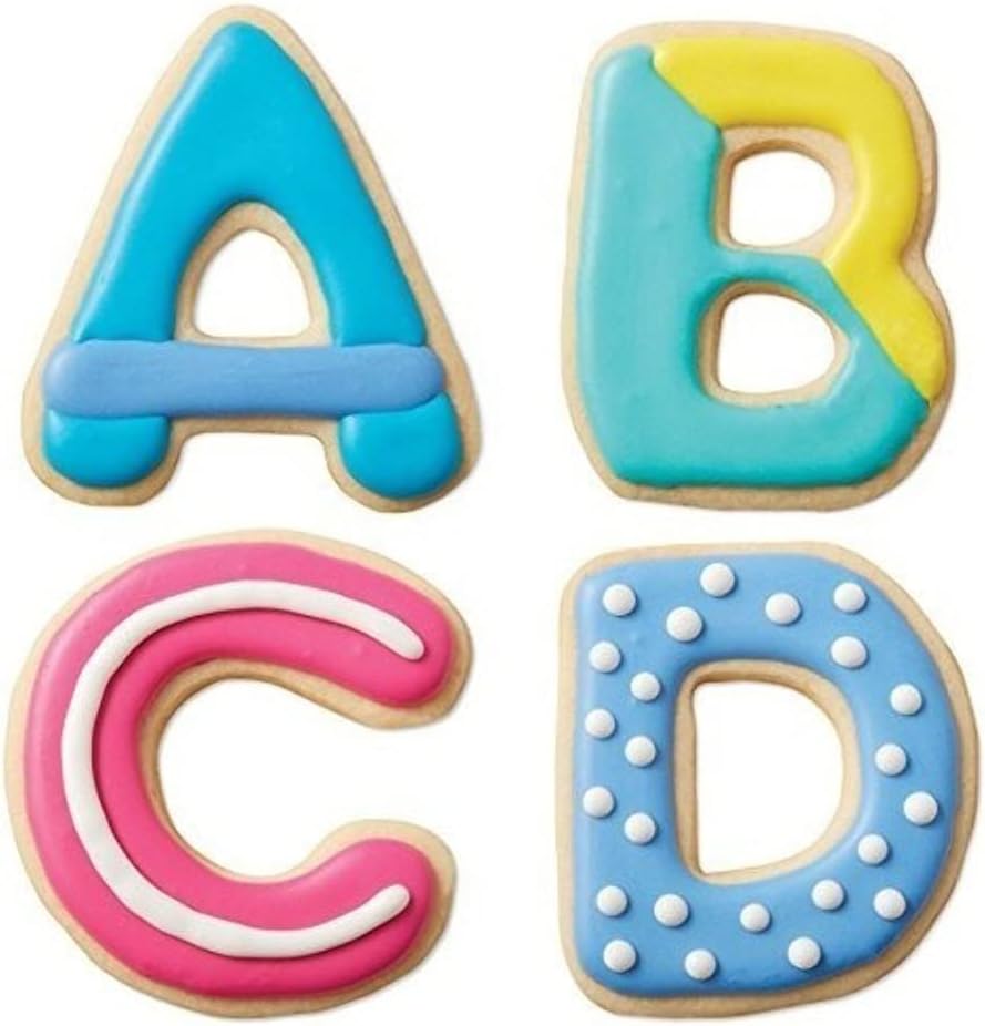 Wilton Alphabet and Number Cookie Cutter Set 1