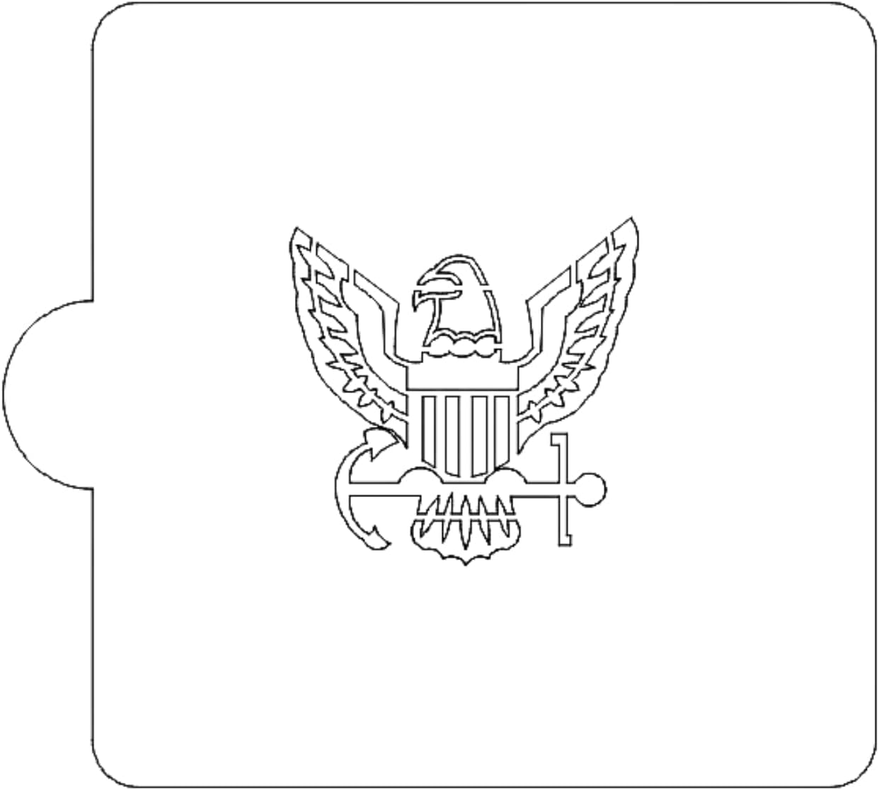 US Navy Stencil and Cookie Cutter Decorating Set
