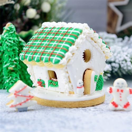 GGW 6PCS Food Grade Plastic Cookie Cutters