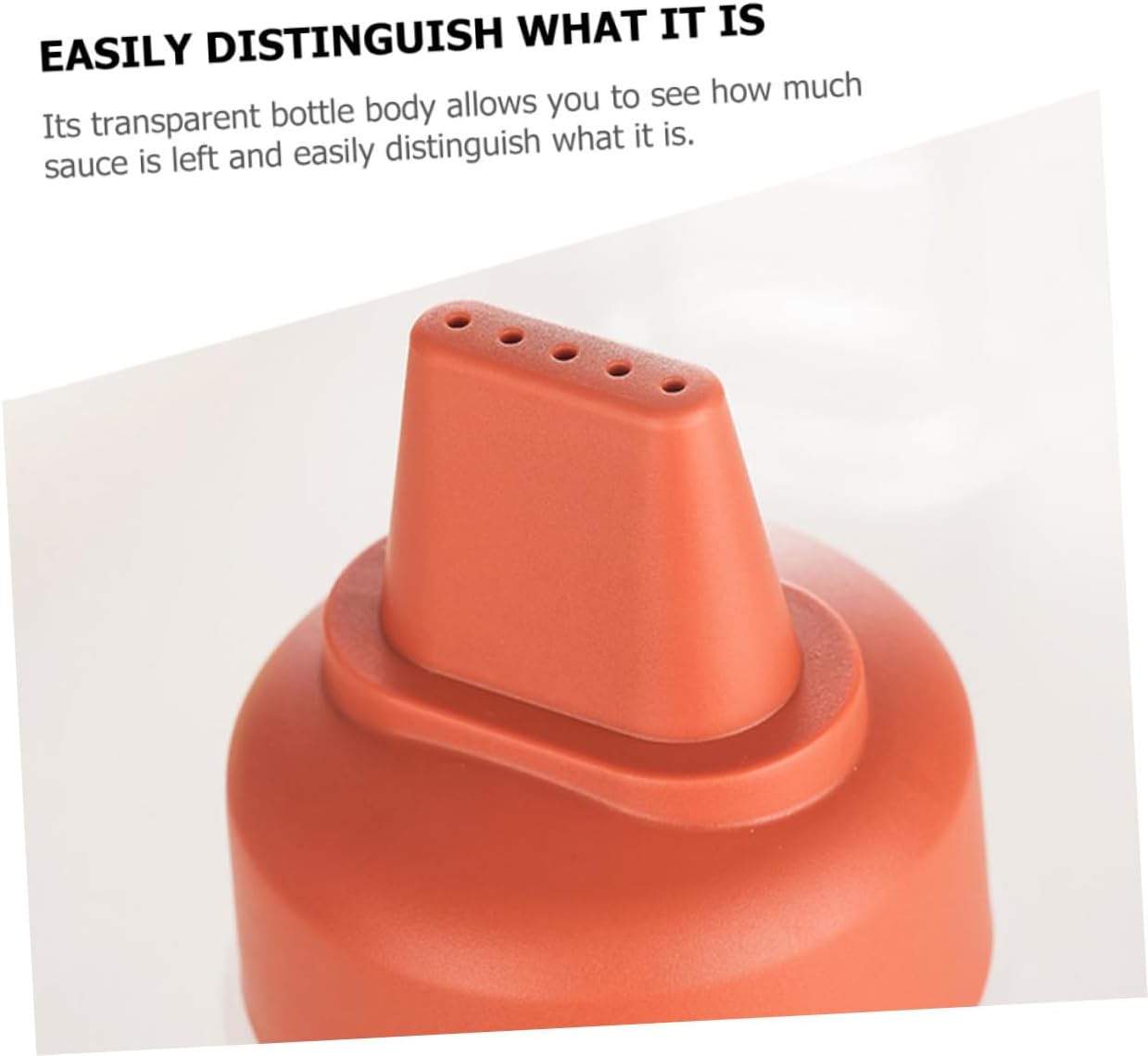 Mikinona Food Grade Condiment Squeeze Bottles