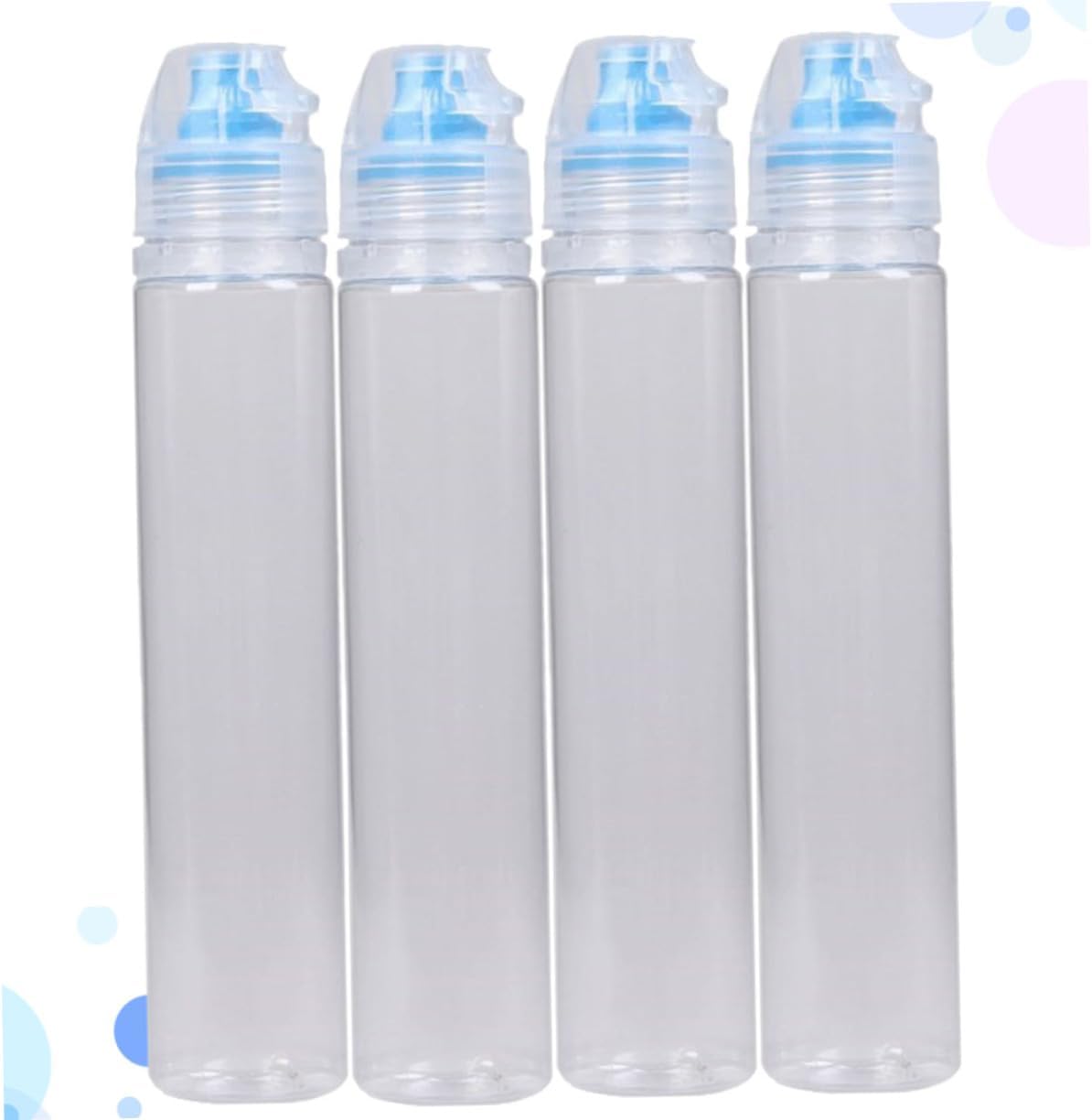 Luxshiny 4pcs PVC Food Sealed Storage Bottles