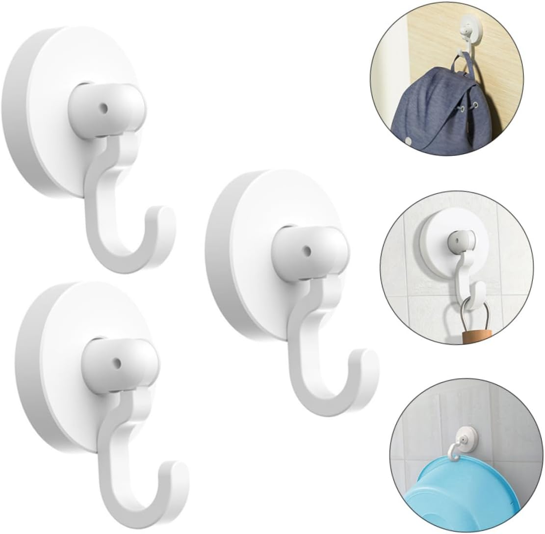 ABOOFAN Strong Self-Adhesive Wall Hooks No Nails 1